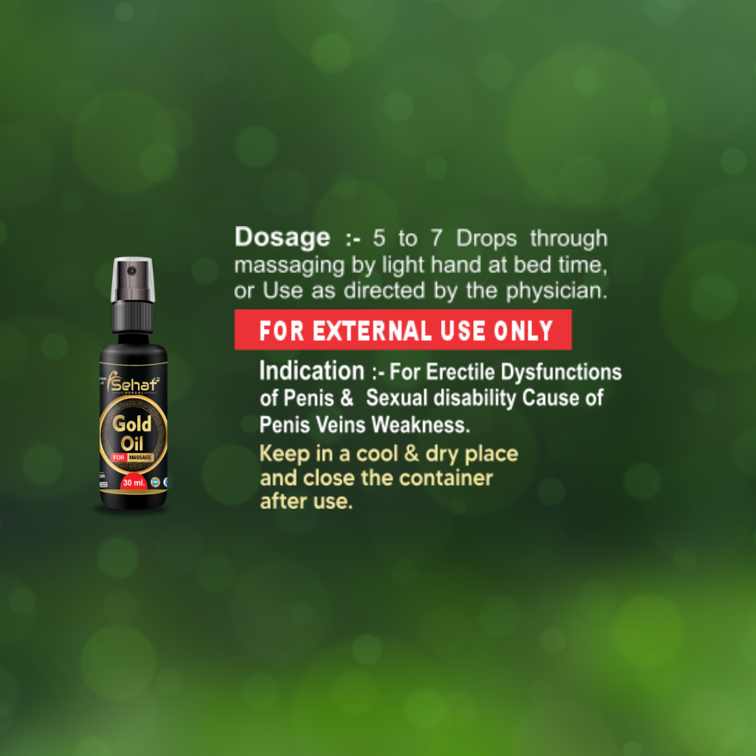Sehat Herbal Golden Power Oil